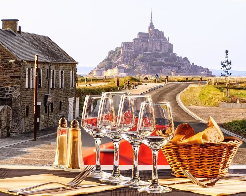 Hotel De La Digue Mont-Saint-Michel Luaran gambar
